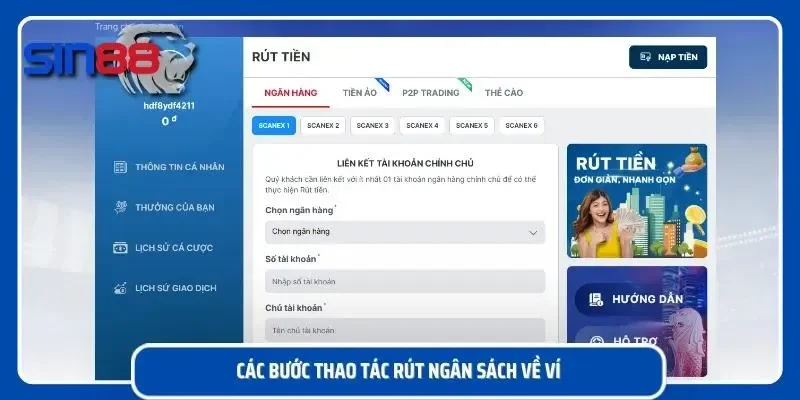 Trang chủ hướng dẫn cách rút tiền cho tân binh