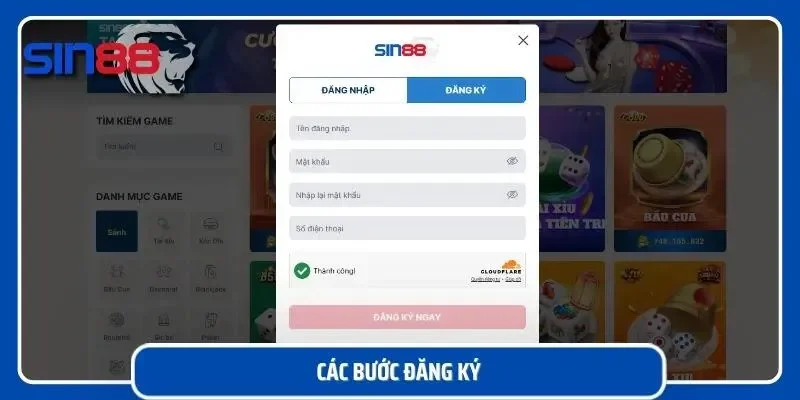 Quy trình tạo tài khoản đơn giản giúp hoàn tất nhanh chóng chỉ với vài thao tác cơ bản